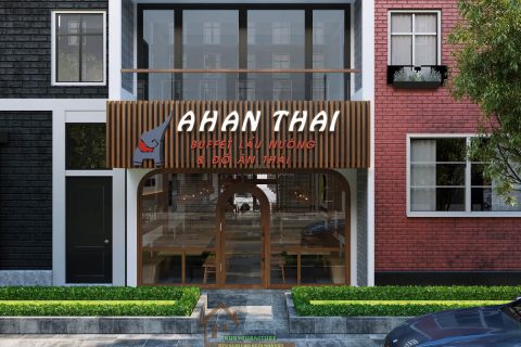 Thiết kế nội thất nhà hàng Ahan Thai