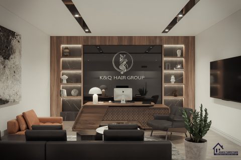 Thiết kế nội thất văn phòng làm việc Hair Salon K&Q