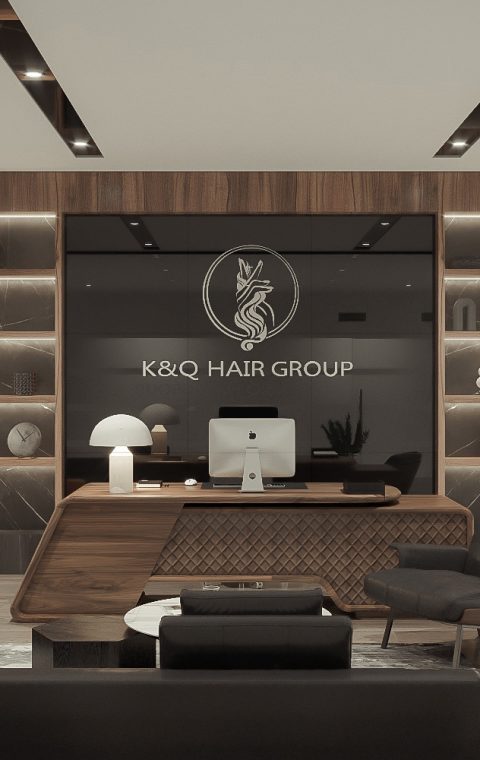 Thiết kế nội thất văn phòng làm việc Hair Salon K&Q