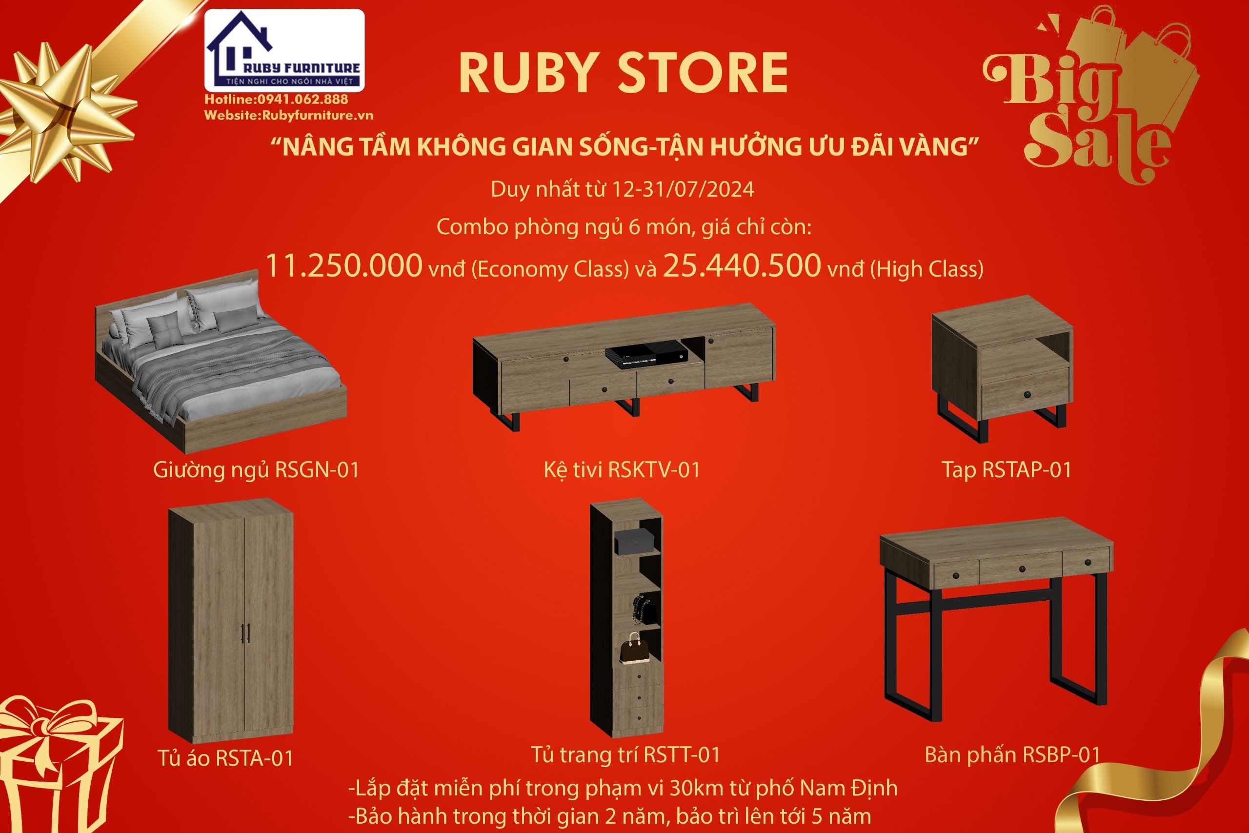 Ruby Store - Nâng tầm không gian sống, tận hưởng ưu đãi vàng!